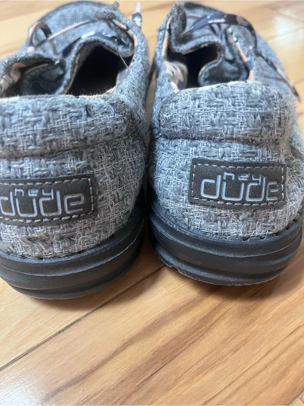 Hey Dude Slip-On Loafers in Heather Gray
